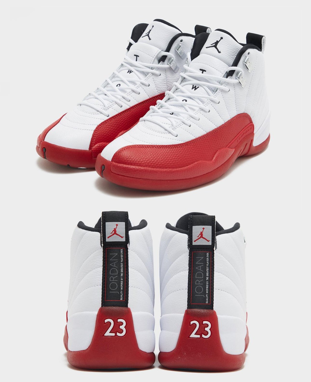 AIR JORDAN 12 RETRO CHERRY WHITE VARSITY RED SYNN CITEE SHOP