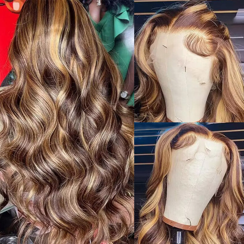 Honey Blond Ombre Wig 28“